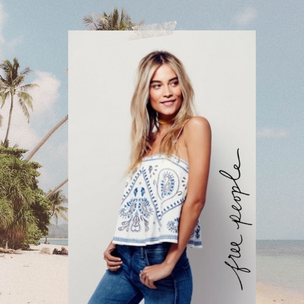 🌟 🌟 Free People “Flirt Alert” Tube Top - Size M🌟 🌟